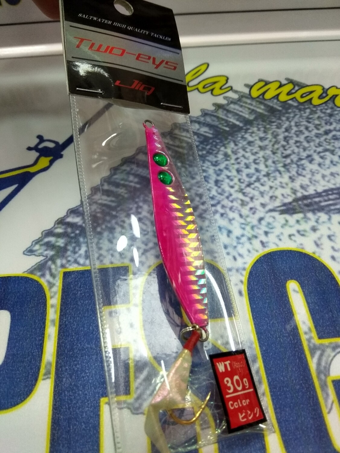 Jig Two-Eys 30gr - Col Rosa