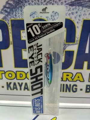 Jig Jack Eye Slow Slim Shot 10gr - Mod Ex976 - Col 3 Tropical Sardine - Hayabusa
