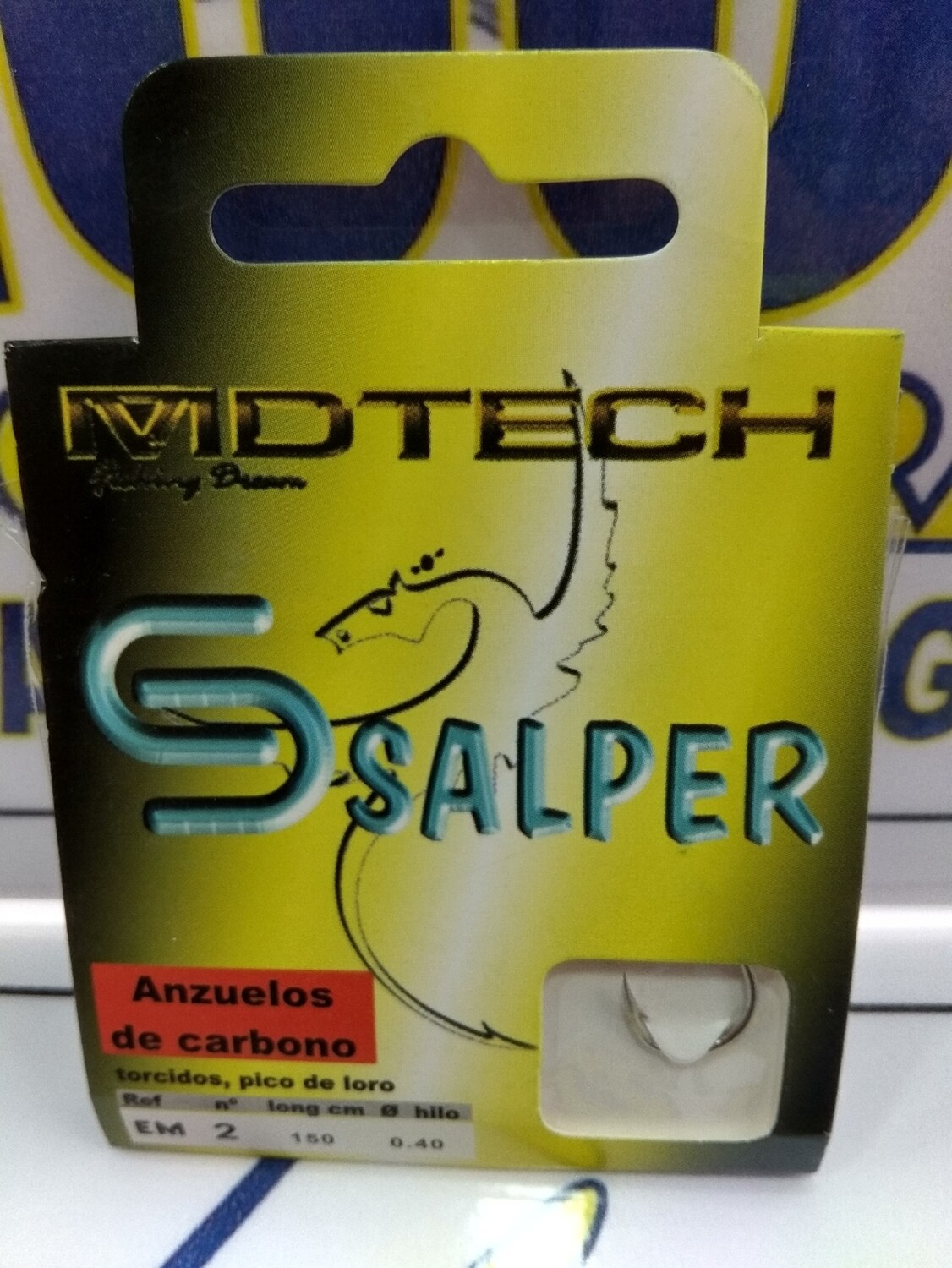 Anzuelo MDTech num2 - linea0.40 - 1.50Mtr