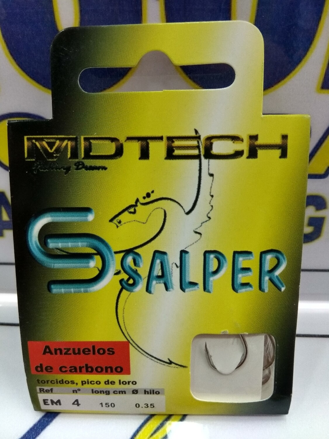 Anzuelo MDTech num4 - linea0.35 - 1.50Mtr