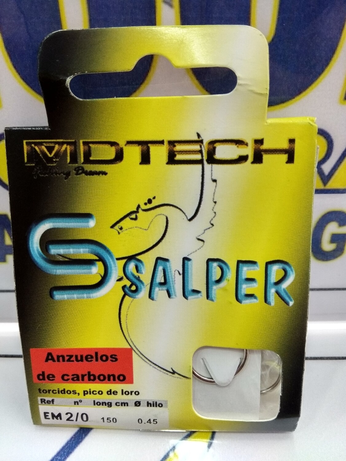 Anzuelo MDTech num2/0 - linea0.45 - 1.50Mtr