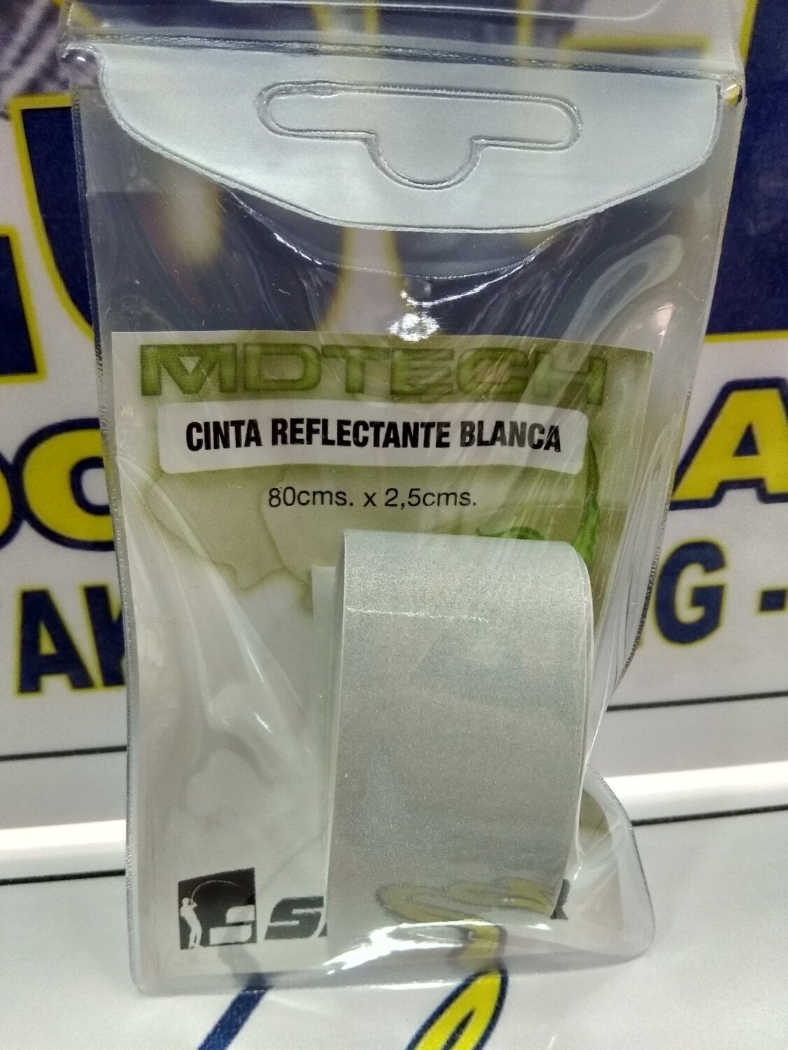 Cinta Reflectante Blanca 80cm x 2,5cms