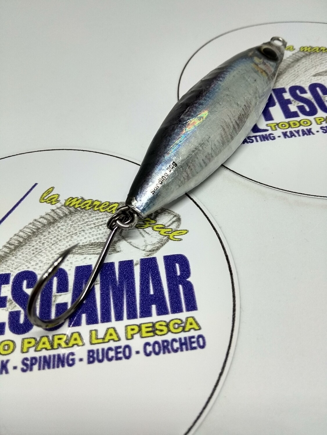 Jig Realista Sardina 130gr - 9cm - Decorado a Mano Artesanal
