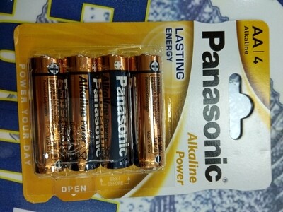 Pack Pilas AA Panasonic Alkaline - 4unid