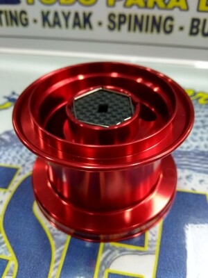 Bobina Rely Aluminio PROFUNDA tipe2.5 - Freno Carbono - Color Roja - Serie XSD/KISU