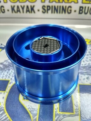 Bobina Rely Aluminio Perfil fino tipe1.5 - Freno Carbono - Color Azul - Serie XSD/KISU