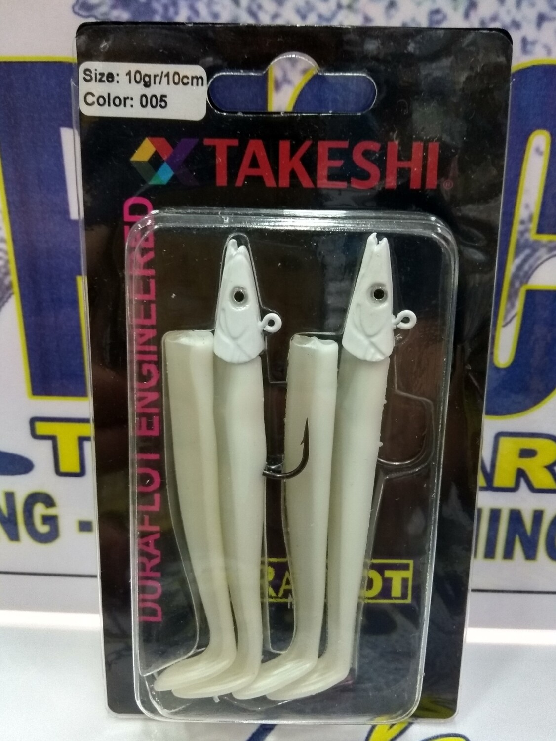 Jig Head Takeshi Kai 10cm - 10gr - 2cabezas/4cuerpos - color 005