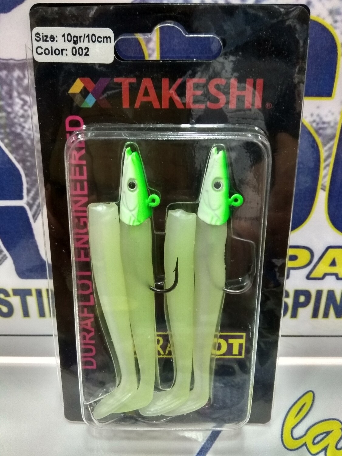Jig Head Takeshi Kai 10cm - 10gr - 2cabezas/4cuerpos - color 002
