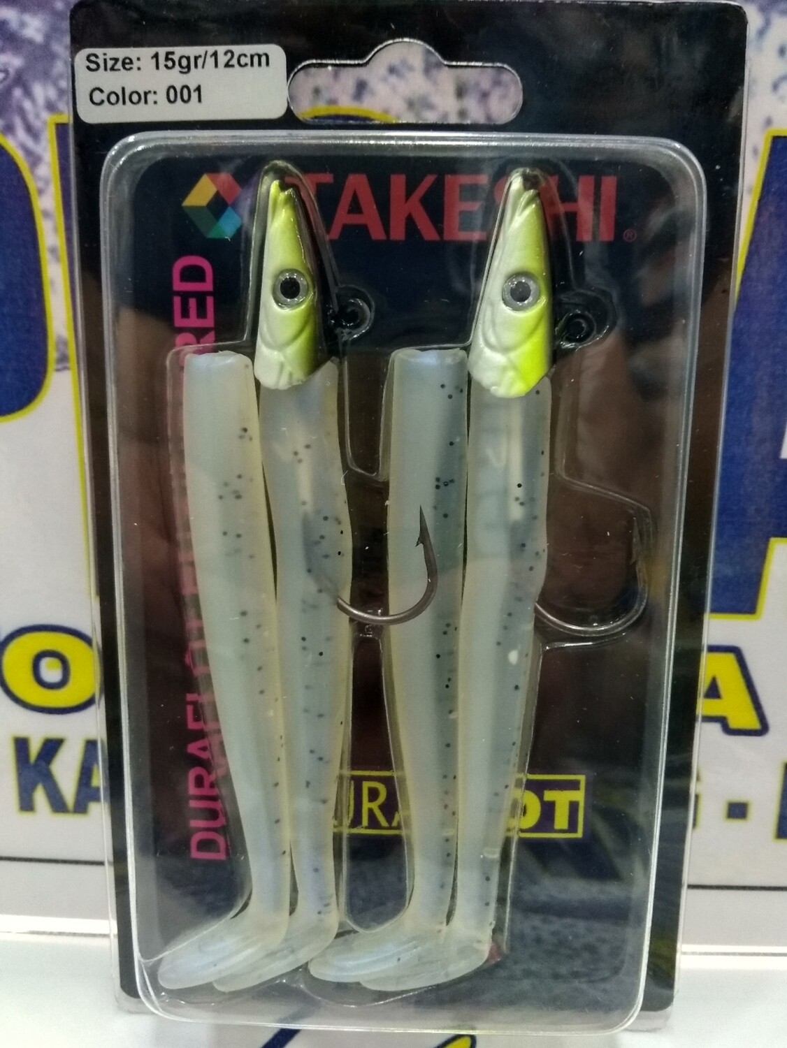 Jig Head Takeshi Kai 12cm - 15gr - 2cabezas/4cuerpos - color 001