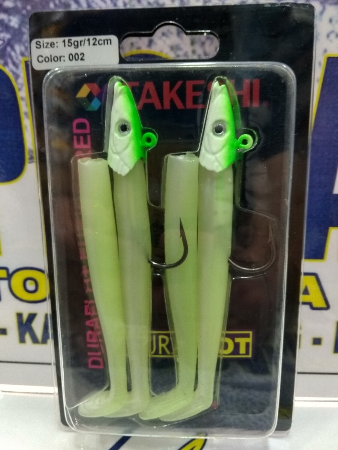 Jig Head Takeshi Kai 12cm - 15gr - 2cabezas/4cuerpos - color 002
