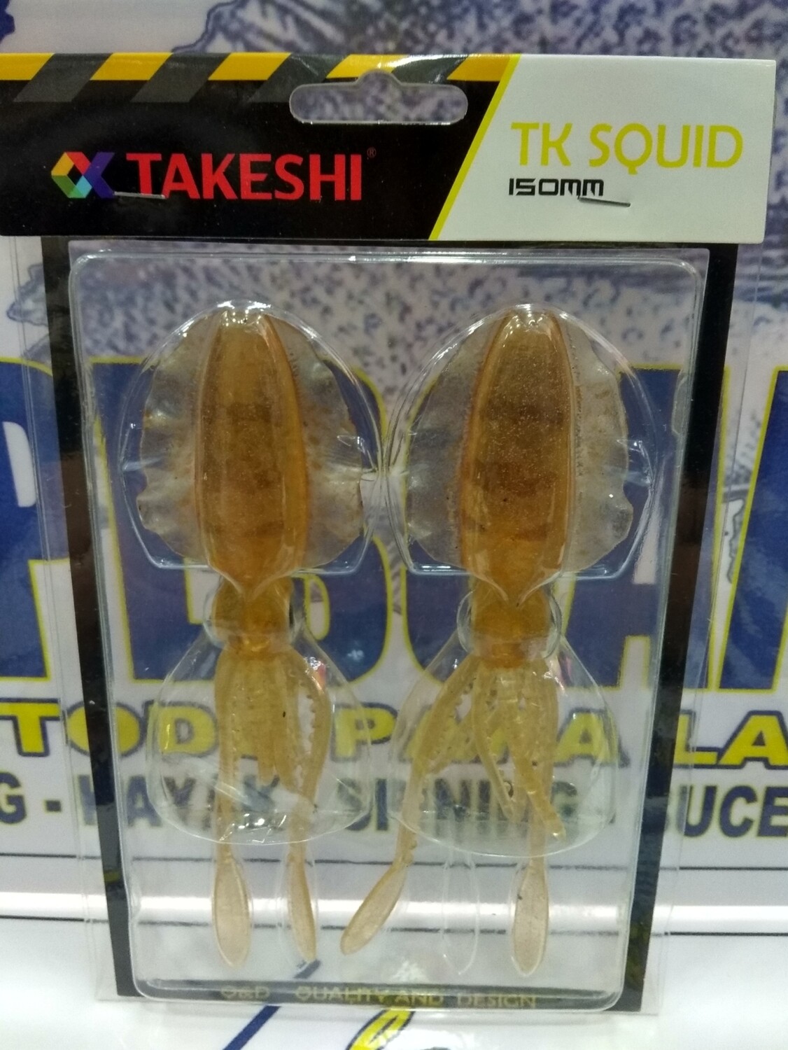 Vinilo Takeshi Calamar Realista - 15cm - 2unid - Color Gold