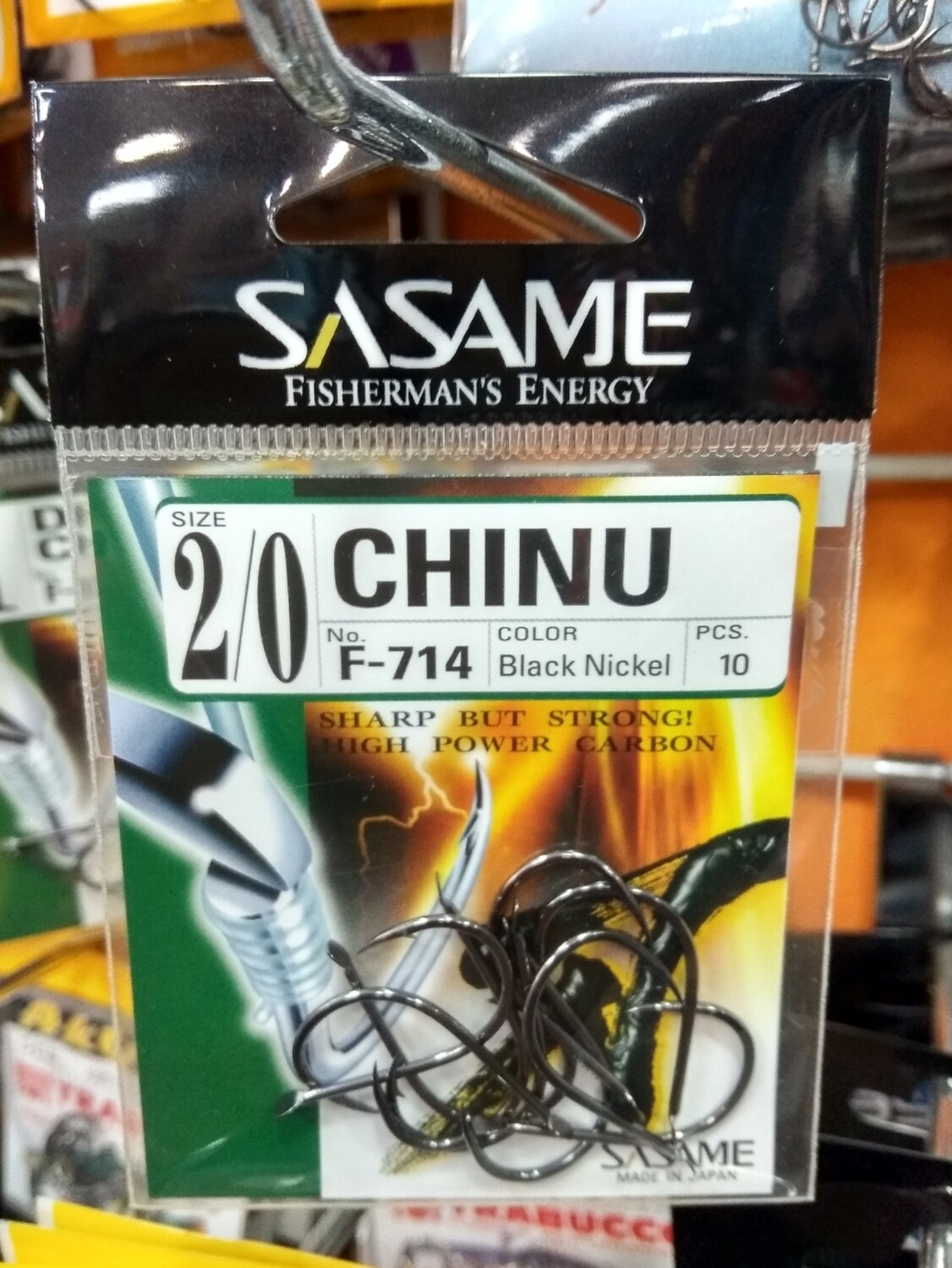 Anzuelo num2/0 - 10unid - CHINU / F714 - SASAME