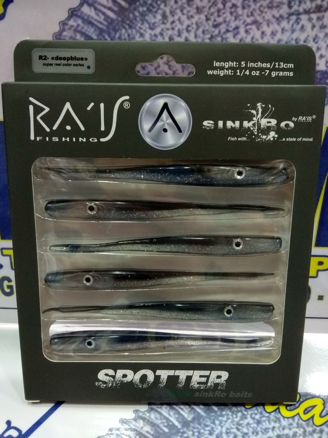 Vinilo RAIS Spotter 13cm - 7gr - 6unid - color R2