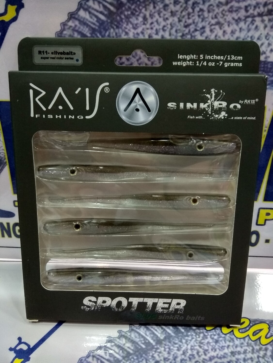 Vinilo RAIS Spotter 13cm - 7gr - 6unid - color R11