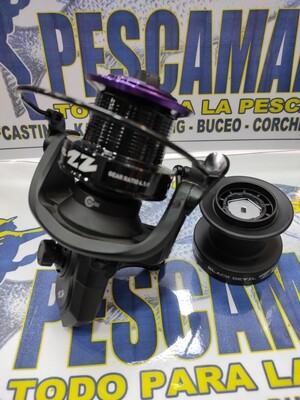 Carrete ZunZun Black Devil con 2 bobinas