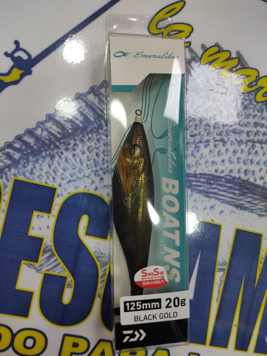 Señuelo Pajarito OE EMERALDAS - 125mm - 20g - black gold- daiwa