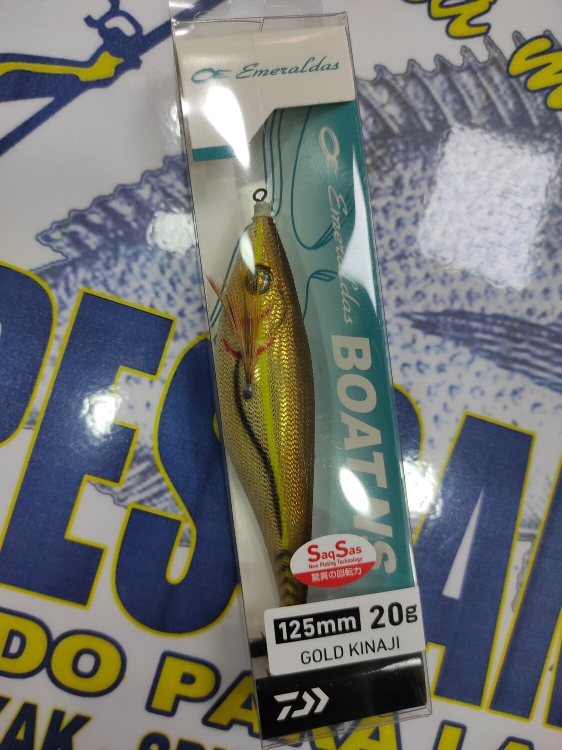 Señuelo Pajarito OE EMERALDAS - 125mm - 20g - gold kinaji - daiwa
