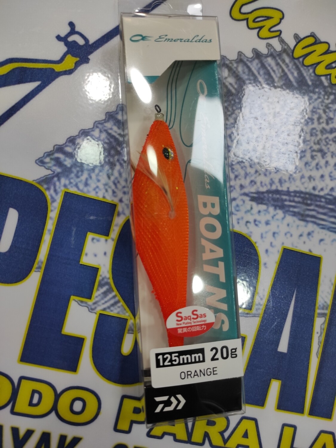 Señuelo Pajarito OE EMERALDAS - 125mm - 20g - orange - daiwa
