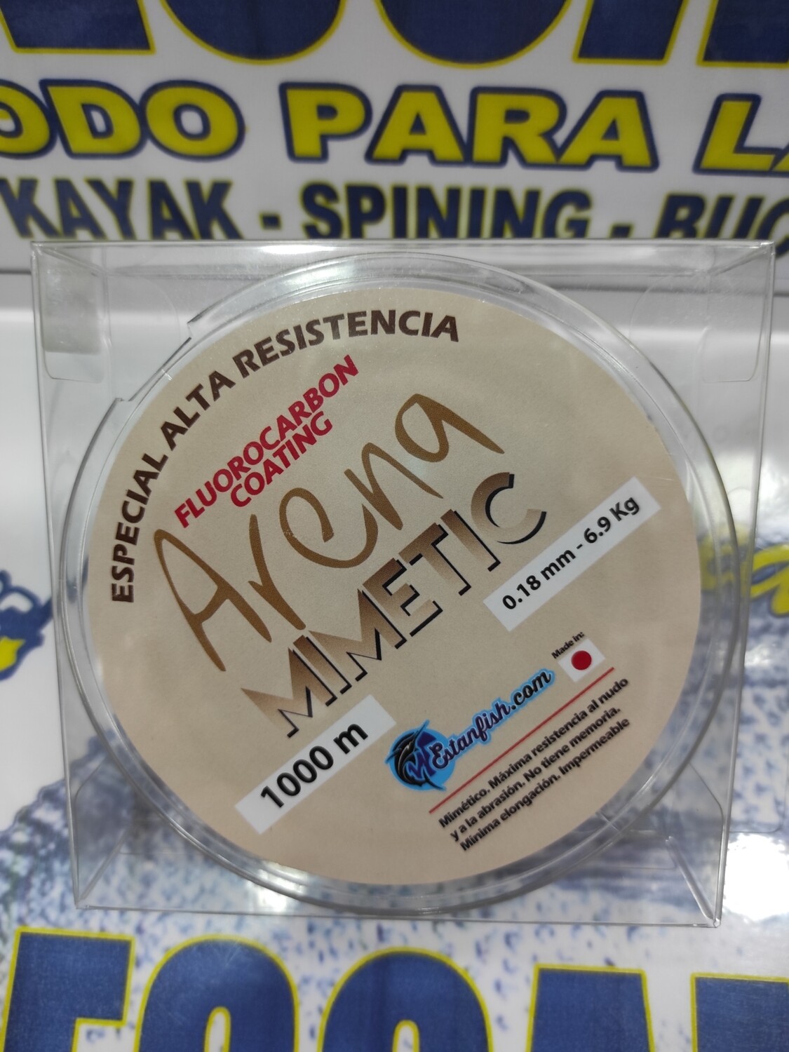Linea 1000mt - 0.18mm - 6.9kg - arena
