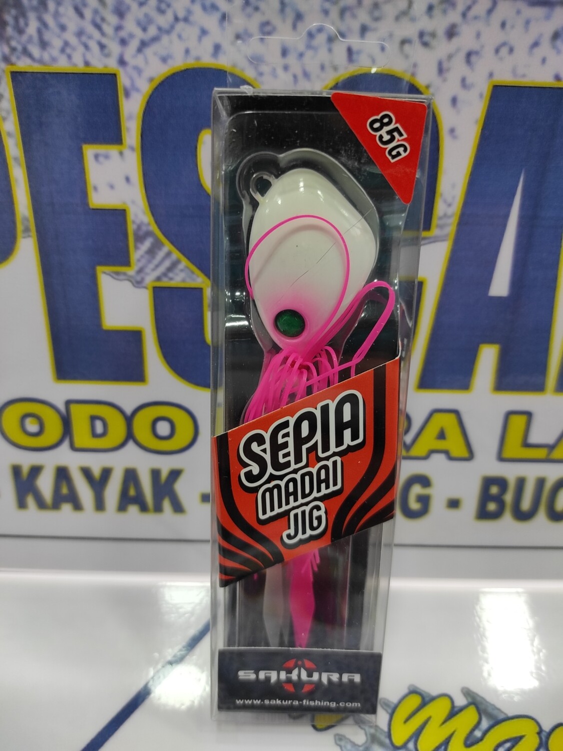 Jig Sepia Madai SAKURA - 85gr - color Glow White