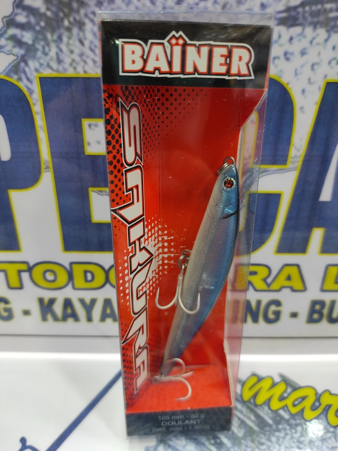 Paseante Sakura BAINER COULANT 105mm - 30gr - Prof max 1.50mtr - Color GLB Guy Le Beau