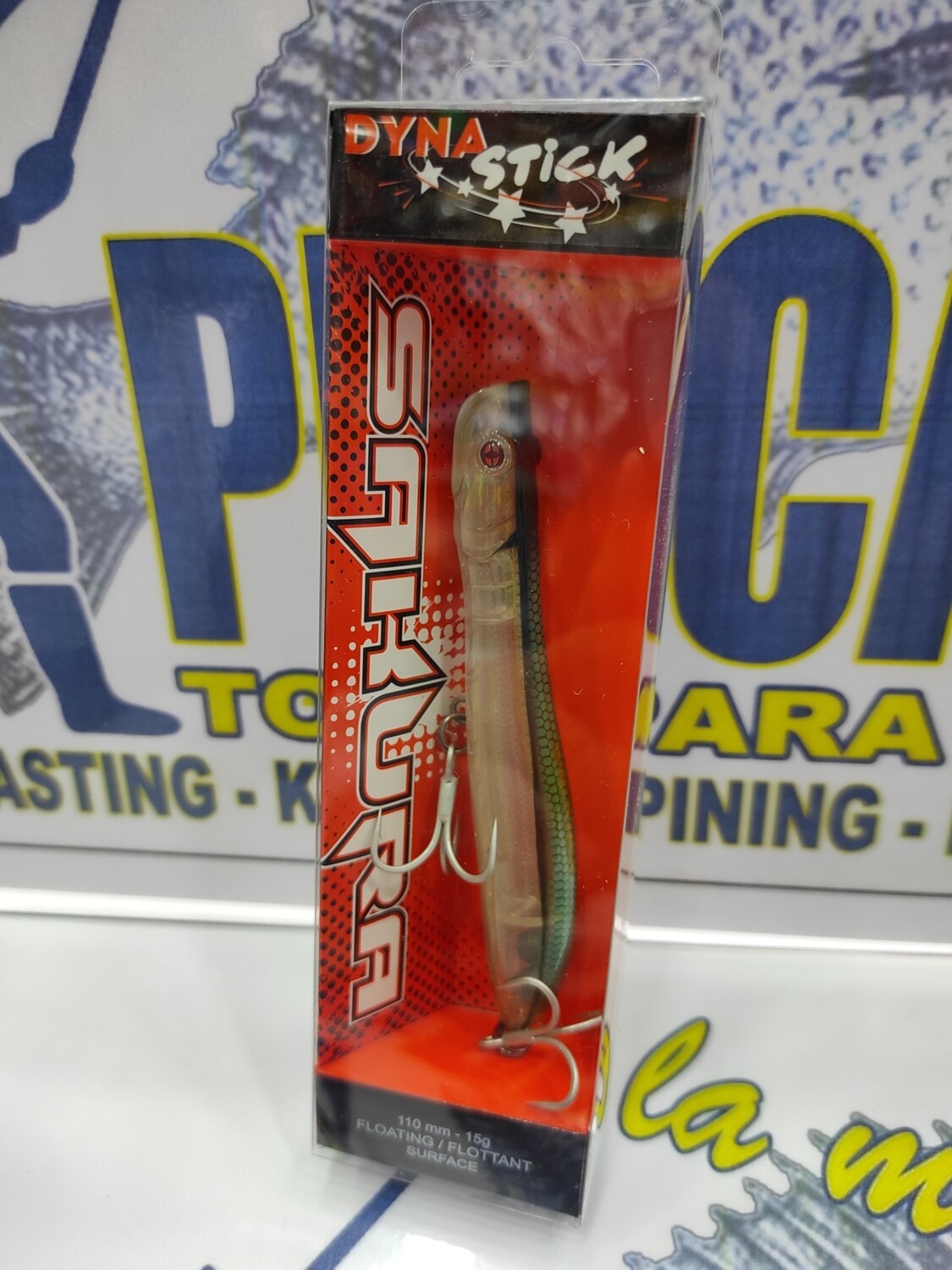 Paseante Dyna Stick 110mm - 15gr - floating - color G21 Ghost Lancon