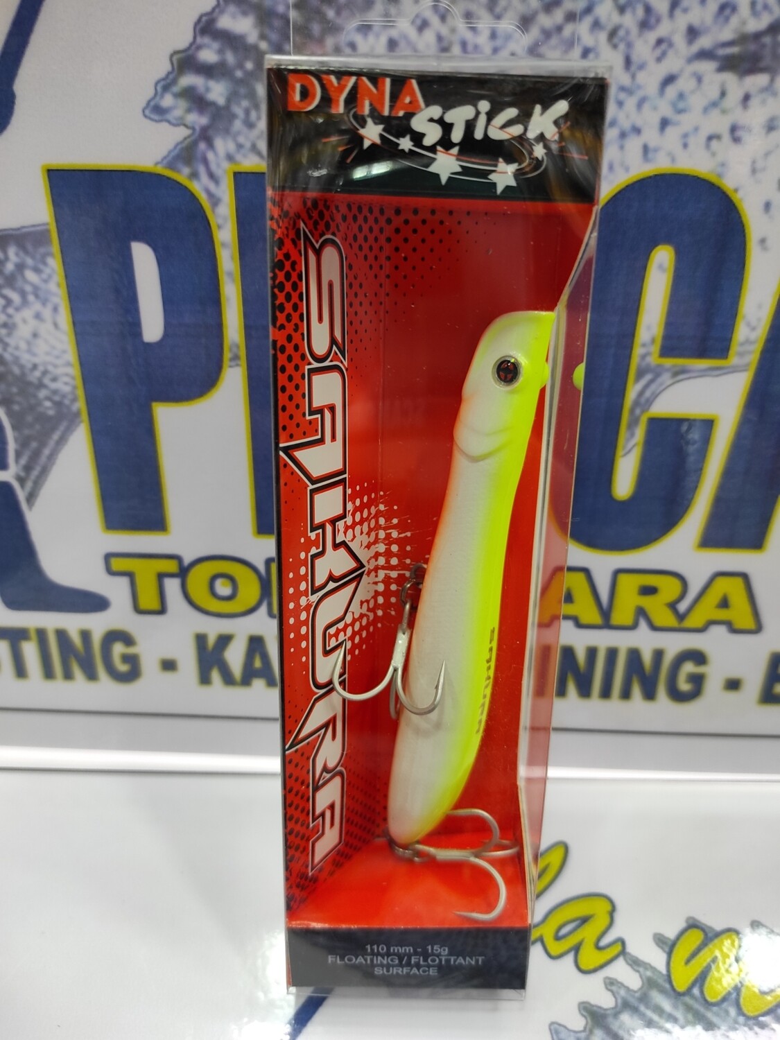 Paseante Dyna Stick 110mm - 15gr - floating - color P05 Pearl Lemon
