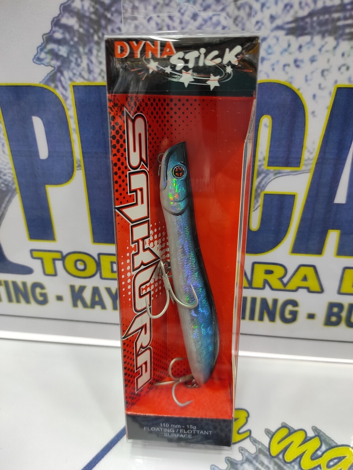 Paseante Dyna Stick 110mm - 15gr - floating - color A12 Aurora Black