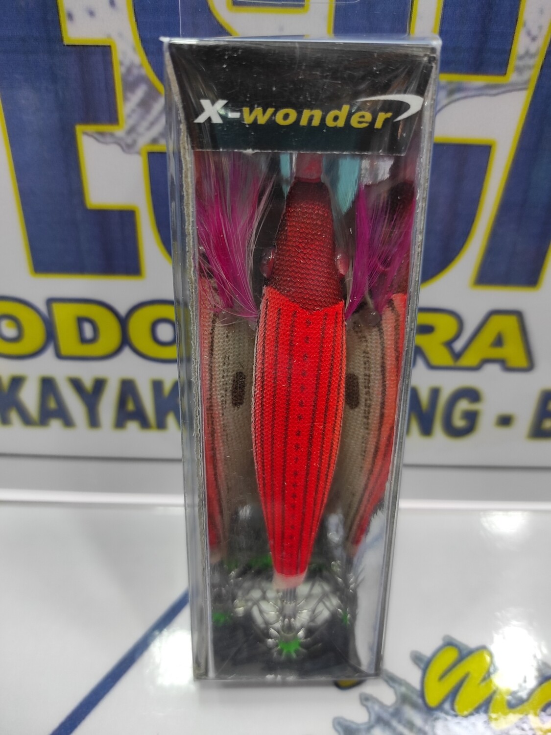Señuelo Pajarito X-wonder - Col Roja Rayas
