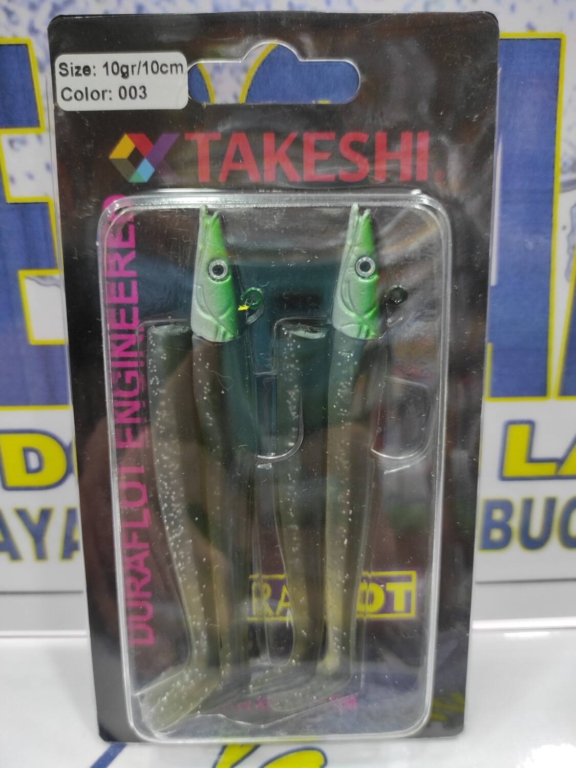 Jig Head Takeshi Kai 10cm - 10gr - 2cabezas/4cuerpos - color 003