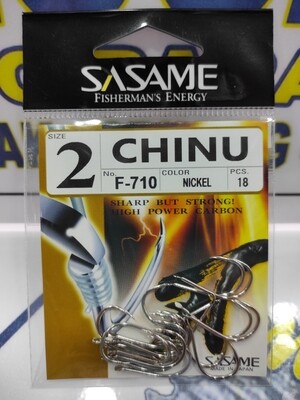 Anzuelo num2 - 18unid - CHINU / F710 Nickel - SASAME