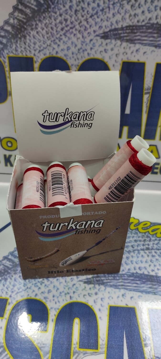 Hilo Elastico Turkana Color Rojo - 1 Bobina