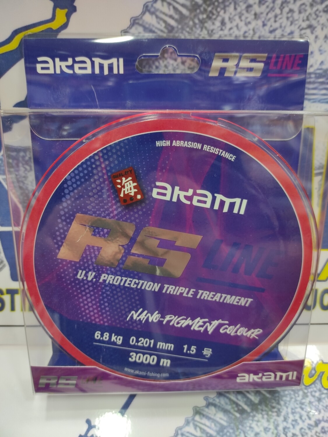 Linea 3000mt - 0.201mm - 6,8kg - RSline AKAMI