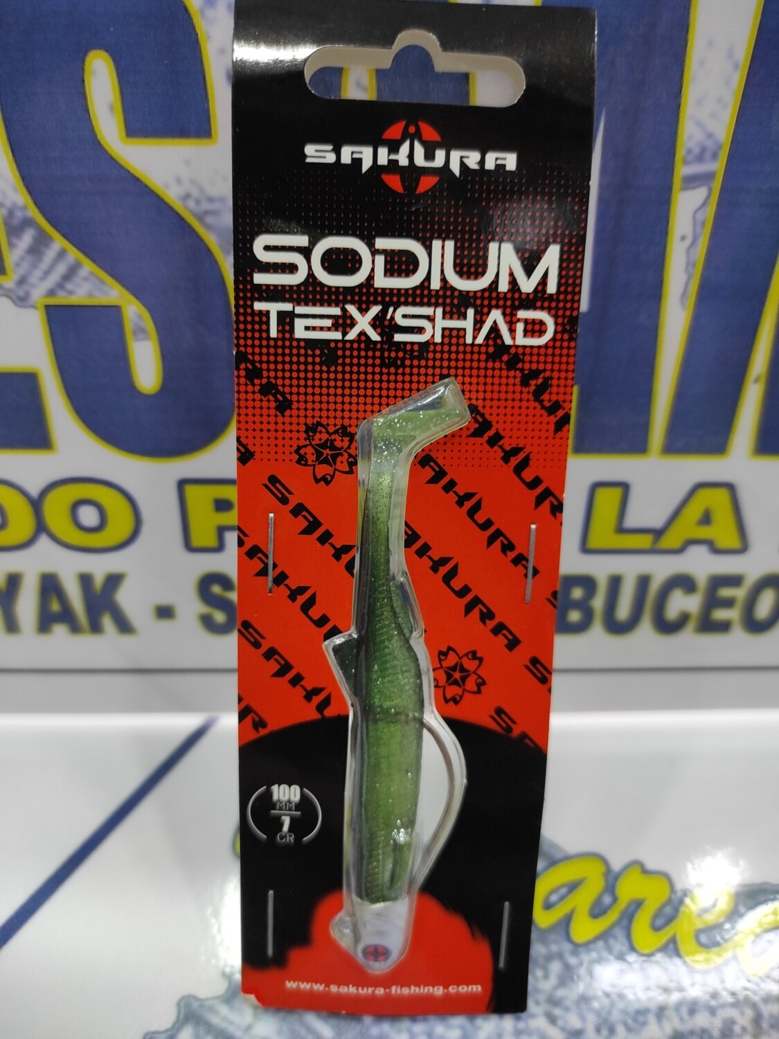 Jig Sakura SODIUM TEXSHAD 100mm - 7Gr - 072 - Light Hitch