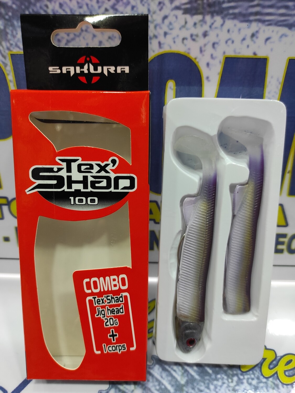 Jig Head Combo TexShad 100mm - 20gr - color04