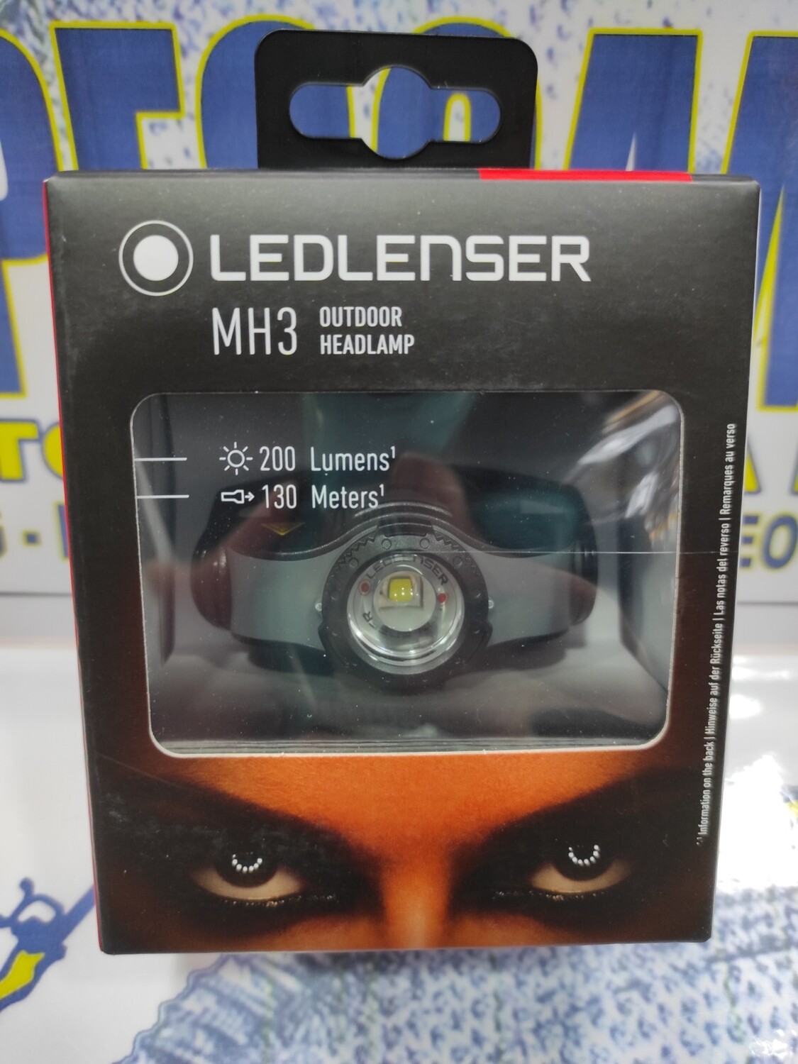 Linterna Ledlenser Mh3 - 7 años garantia - Frontal Gris