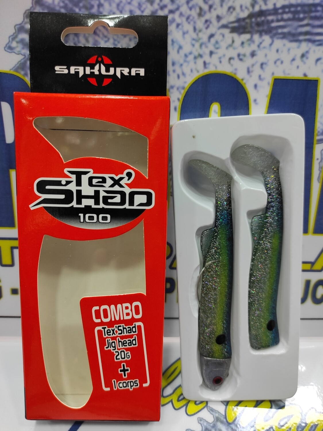 Jig Head Combo TexShad 100mm - 20gr - color05