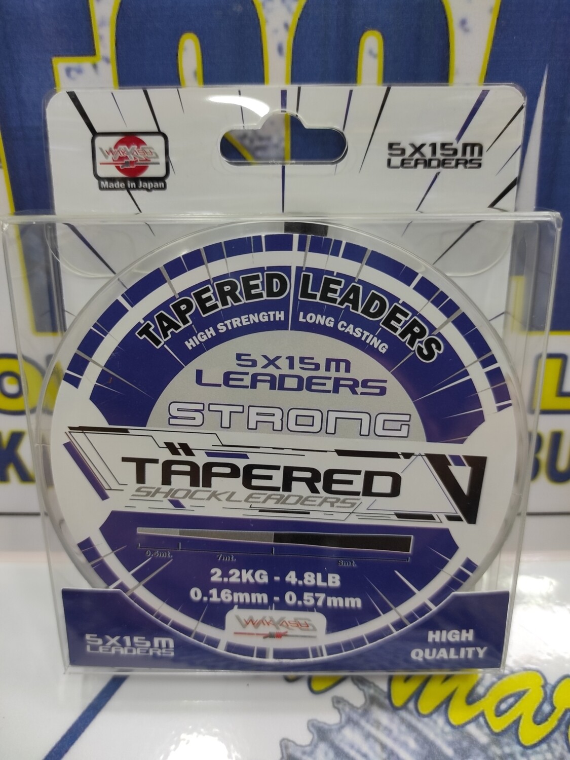 Linea puente Turkana 5x15mt - 0.16/0.57 - Transparente - 2,2kg/4,8Lb
