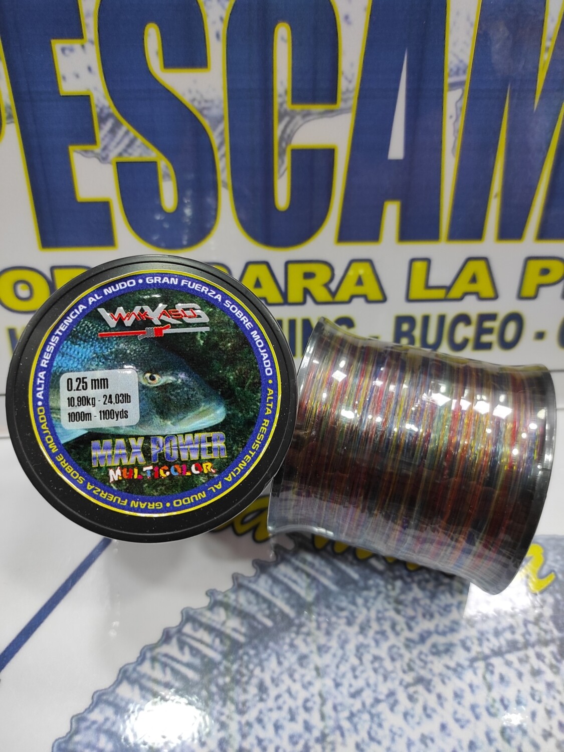 Linea 1000mt - 0.25mm - 10,90kg - Turkana WKS Max Power