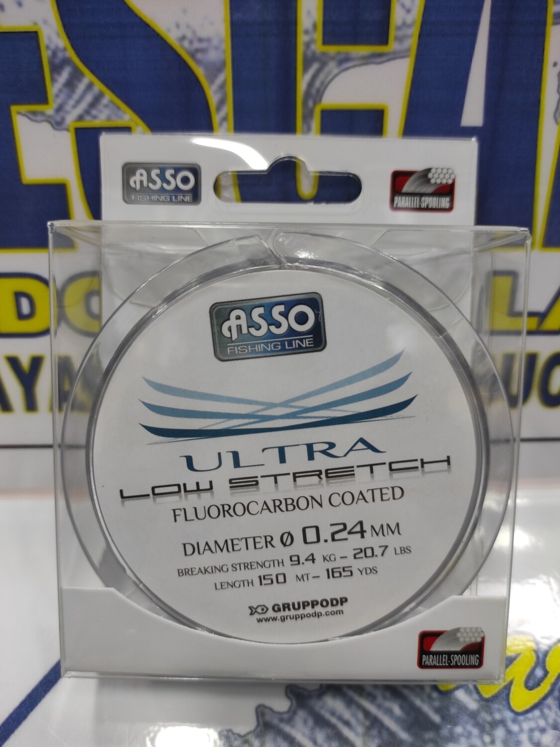 Linea 150mt - 0.24mm - 9,40kg - asso