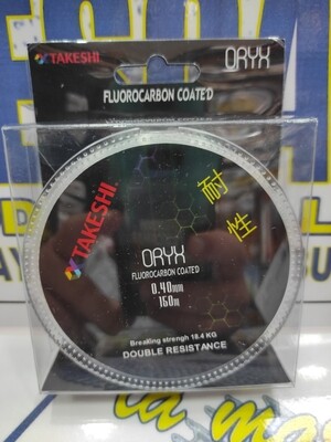 Linea 150Mtr - Takeshi ORYX - 0.40 - 18,40Kg - Doble Resistencia - Fluorocarbon Coated