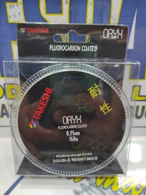 Linea 150Mtr - Takeshi ORYX - 0.25 - 9,20Kg - Doble Resistencia - Fluorocarbon Coated
