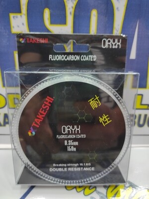 Linea 150Mtr - Takeshi ORYX - 0.35 - 16,10Kg - Doble Resistencia - Fluorocarbon Coated
