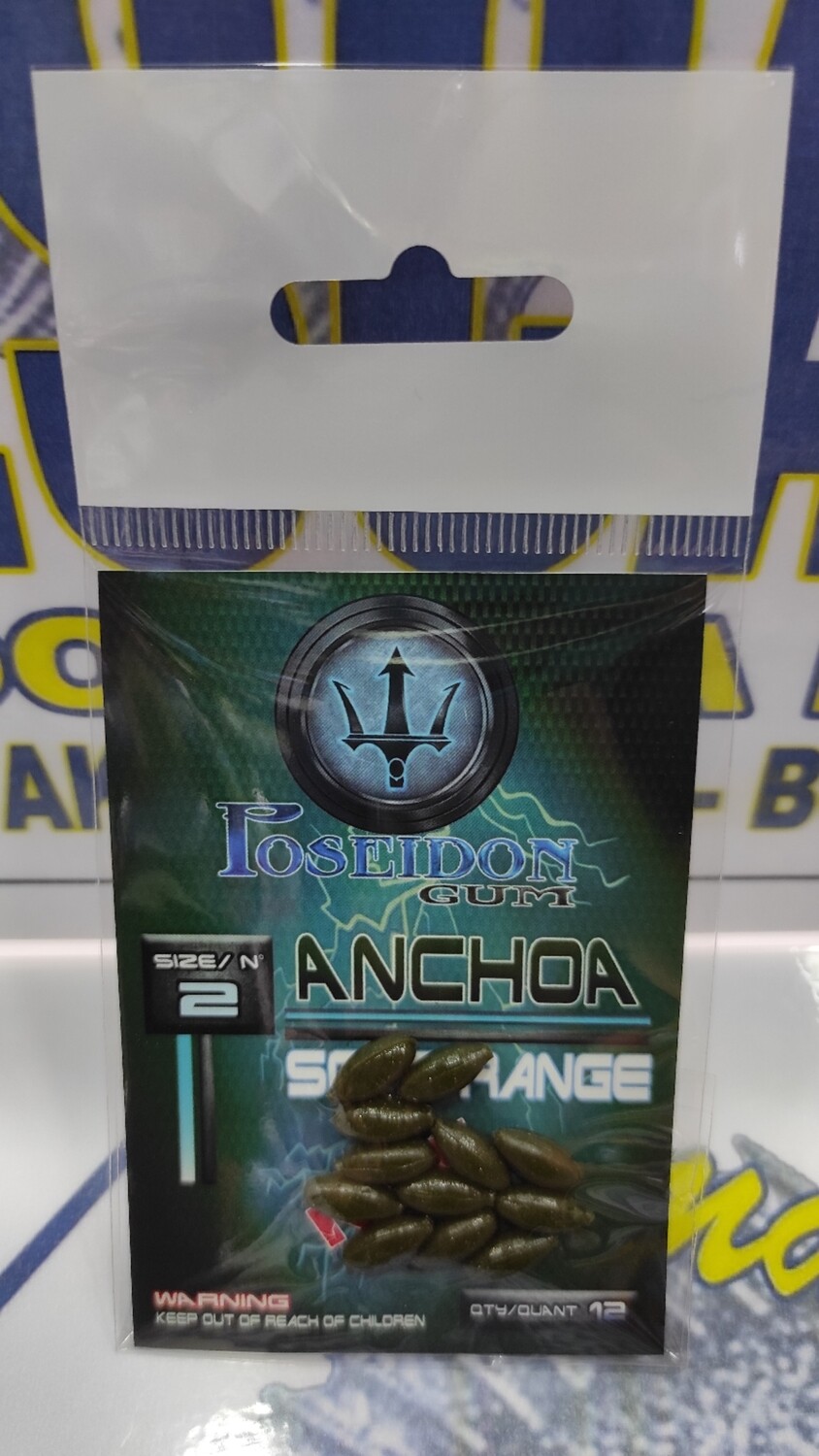 Perla POSEIDON GUM - Sabor Anchoas - 12und