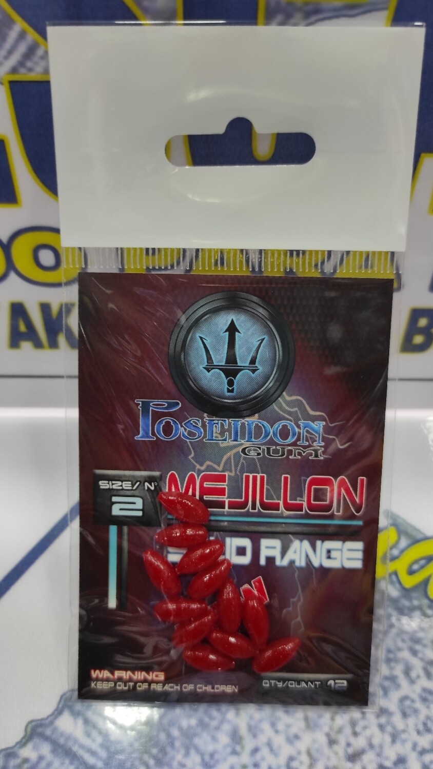 Perla POSEIDON GUM - Sabor Mejillon - 12und