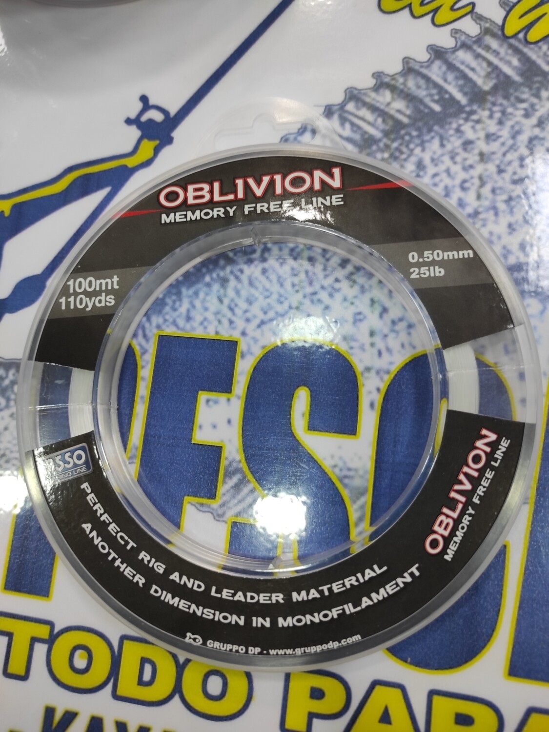 Linea 100 Mtr - 0.50 - 25Lb - OBLIVION libre memoria - Asso