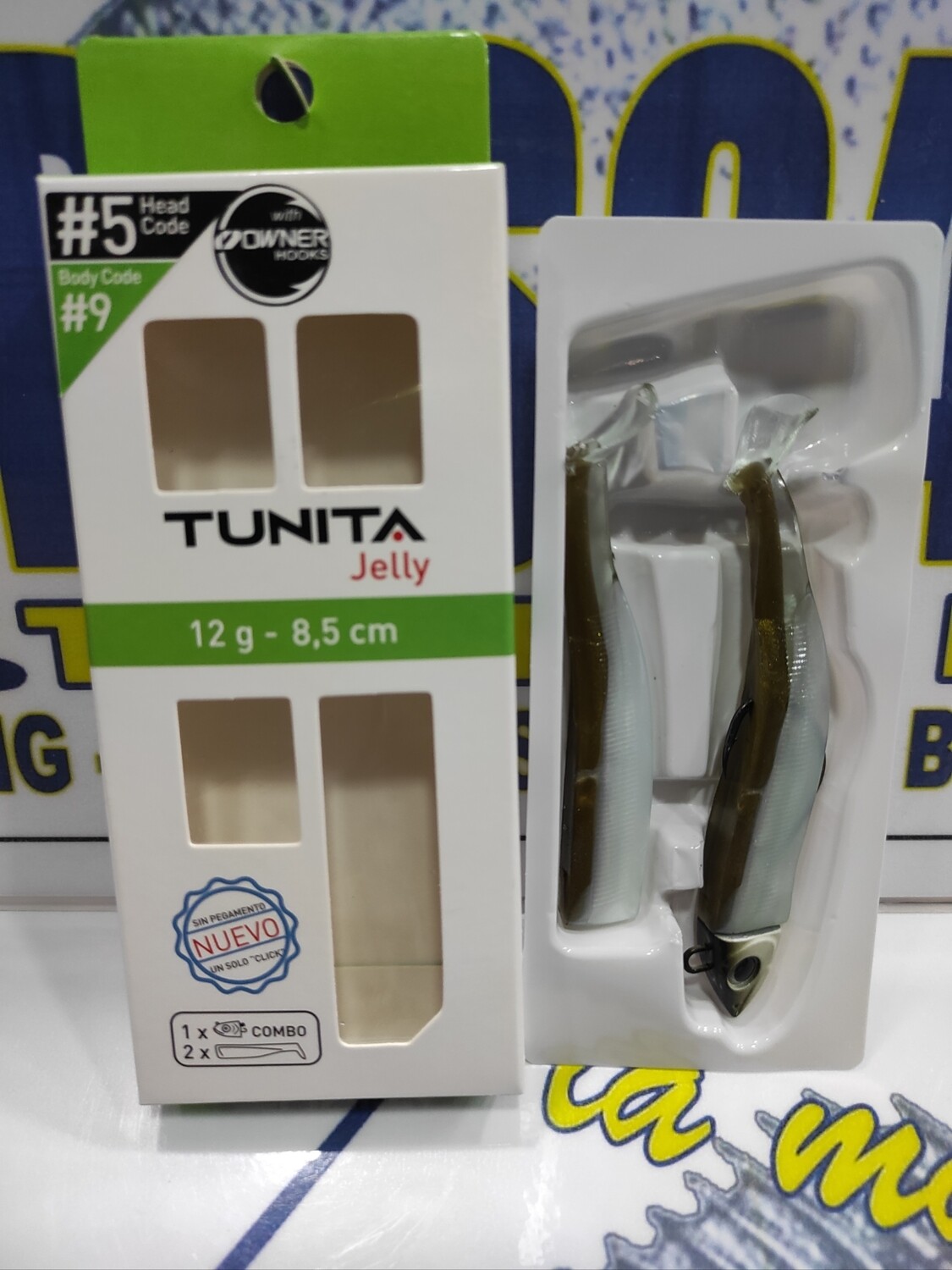 Jig Head TUNITA Jelly - 12Gr - 8,5Cm - Anz Owner - cod 9