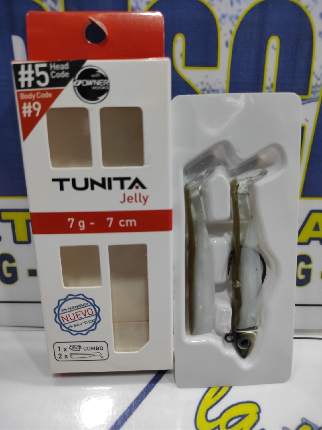 Jig Head TUNITA Jelly - 7Gr - 7Cm - Anz Owner - cod 9