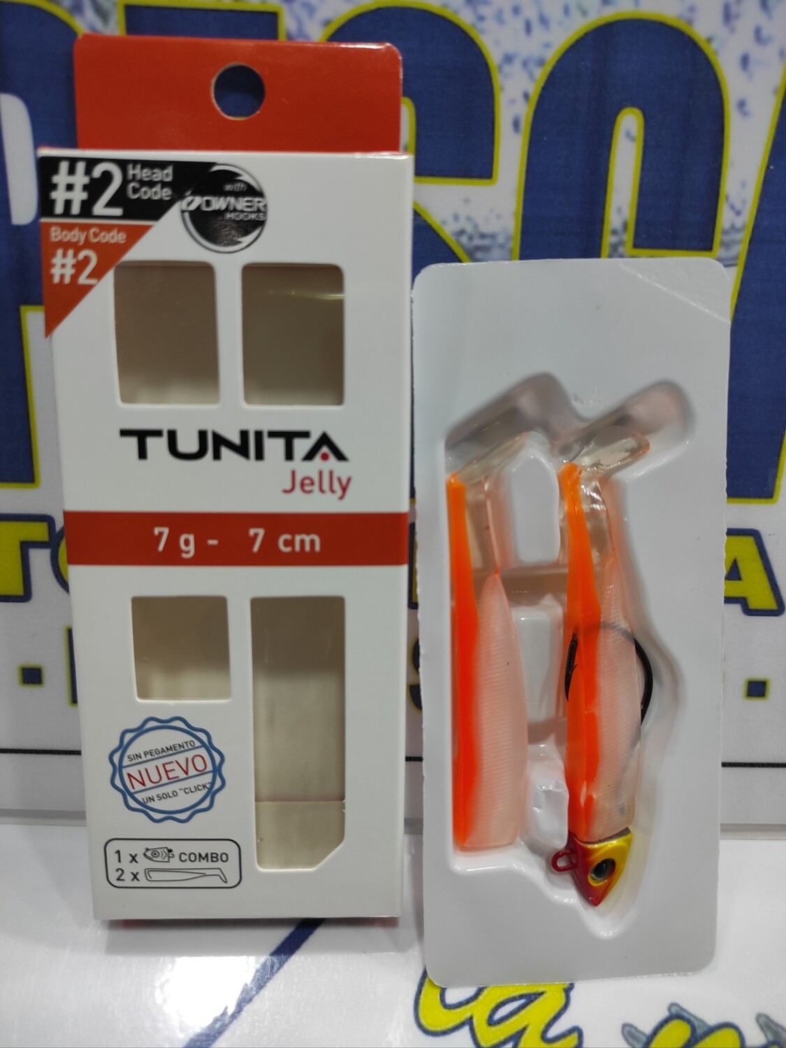 Jig Head TUNITA Jelly - 7Gr - 7Cm - Anz Owner - cod 2