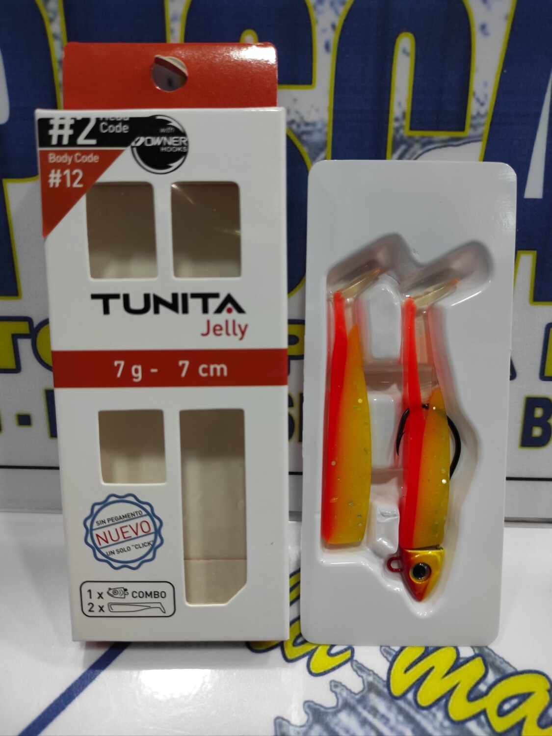 Jig Head TUNITA Jelly - 7Gr - 7Cm - Anz Owner - cod 12